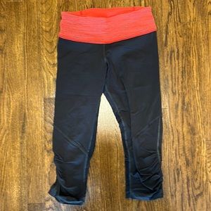 Lululemon cropped running tights